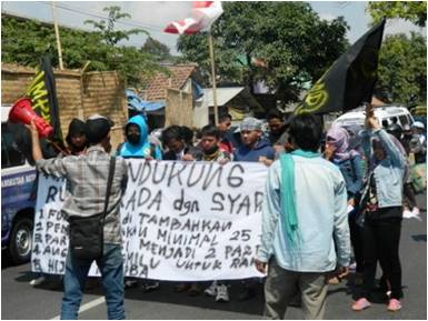 Aksi demo Gampar terkait RUU Pilkada 