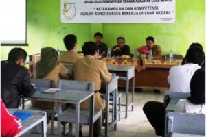 Sosialisasi penempatan kerja diluar negeri dari BP3TKI Jawa Barat 