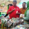 Bupati Kuningan saat meninjau hasil produk lokal pada KUKM Ekspo 