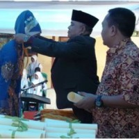 Pelepasan siswa MTsN Garawangi