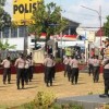 Kapolres Kuningan AKBP Lukman Syafri Dandel Malik, S.I.K., saat memimpin Apel Bhabinkamtibmas 