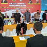 Prosesi pelantikan pengurus DPC P#MI Kuningan.