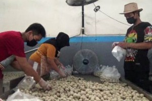 pengusaha pentol di Desa Kepunten, Kecamatan Tulangan, Sidoarjo,