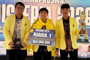 Tim FEM Uniku Jawara Inovasi Bisnis HISTERIA Tingkat Jabar