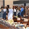 Rapat Paripurna tentang Pandangan Umum fraksi di gedung DPRD