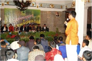 Kegiatan ngawangkong bersama bupati Kuningan yang menjabat 2 periode, H Aang Hamid Suganda